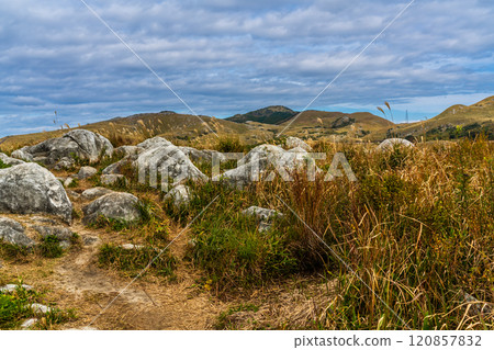 Autumn scenery of Hiraodai and red leaves [Kitakyushu City, Fukuoka Prefecture] 120857832