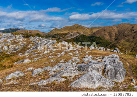 Autumn scenery of Hiraodai and red leaves [Kitakyushu City, Fukuoka Prefecture] 120857923