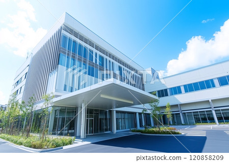 美麗的白色建築、醫院或公司的圖像“人工智慧生成的圖像” 美麗的白色建築、醫院或公司的圖像“人工智慧生成的圖像” 120858209