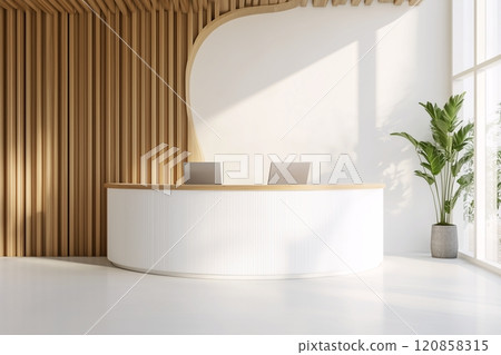 乾淨的室內、醫院、診所和辦公室的“人工智慧生成圖像” 乾淨的室內、醫院、診所和辦公室的“人工智慧生成圖像” 120858315