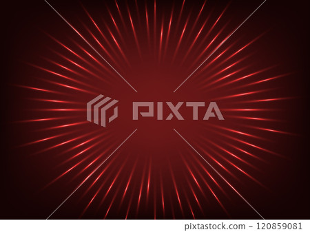 Dark modern red line art presentation background  120859081