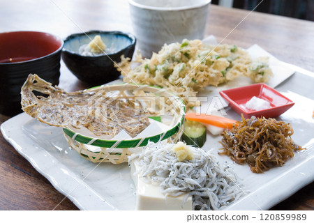 Whitebait dishes, Whitebait meal, Shonan 120859989