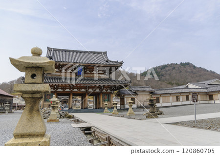 The gate of the sacred mountain, Mount Osore The gate of the sacred mountain, Mount Osore 120860705