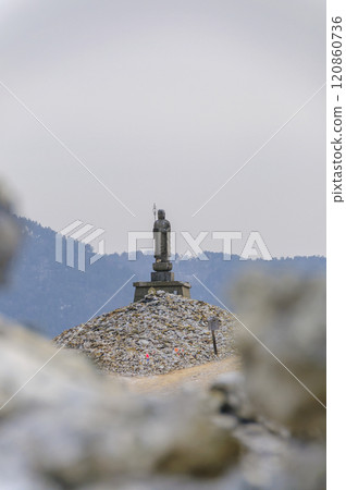 Scenery of the sacred mountain, Mount Osore 120860736