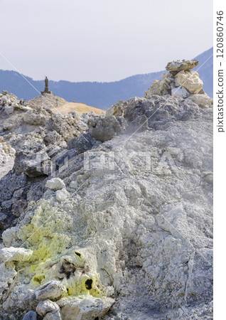 Scenery of the sacred mountain, Mount Osore 120860746