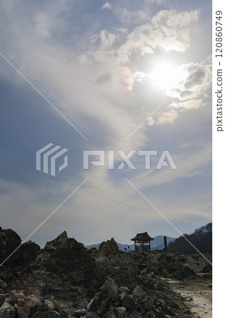 Scenery of the sacred mountain, Mount Osore Scenery of the sacred mountain, Mount Osore 120860749