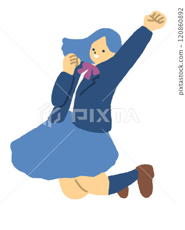 Cheerful young man jumping Cheerful young man jumping 120860892