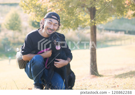 秋天的主人被他的大寵物狗舔 秋天的主人被他的大寵物狗舔 120862288
