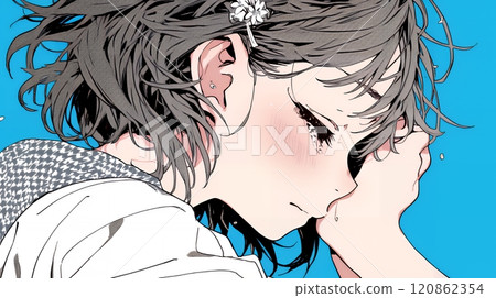 年輕女子打噴嚏 年輕女子打噴嚏 120862354