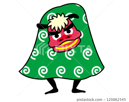 快樂舞獅的插圖,有線條 快樂舞獅的插圖,有線條 120862545