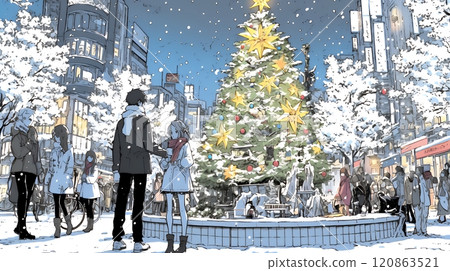 Christmas illumination  120863521