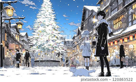 Christmas illumination  120863522