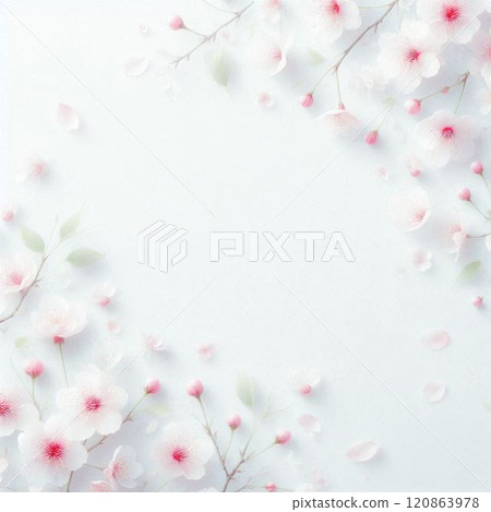 Cherry blossoms Somei Yoshino cherry blossom background illustration 120863978