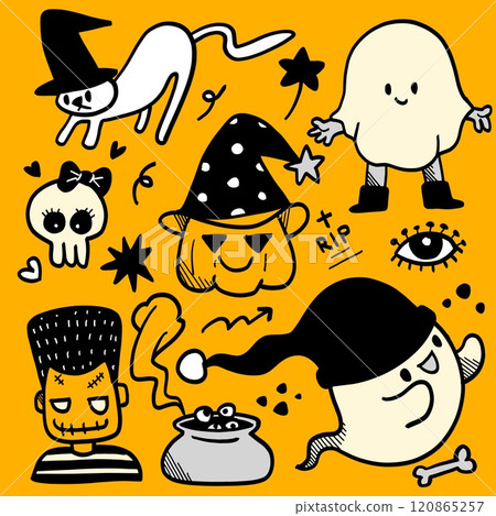 Cute Halloween Doodle Collection with Ghosts and PumpkinsCute Halloween Doodle Collection with Ghosts and Pumpkins Cute Halloween Doodle Collection with Ghosts and PumpkinsCute Halloween Doodle Collection with Ghosts and Pumpkins 120865257