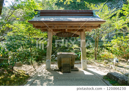 立和神社噴水池風景（日向市美光町） 120866230