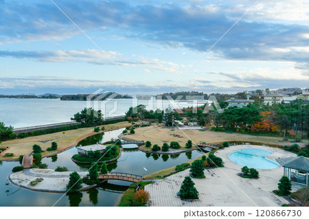 Japanese garden at a resort hotel Japanese garden at a resort hotel 120866730