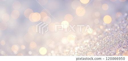 Beautiful golden bokeh light effect background with soft blurred circles and gentle sparkle, peaceful, warm, and serene atmosphere. festive designs, holiday cards, celebration themes Beautiful golden bokeh light effect background with soft blurred circles and gentle sparkle, peaceful, warm, and serene atmosphere. festive designs, holiday cards, celebration themes 120866950