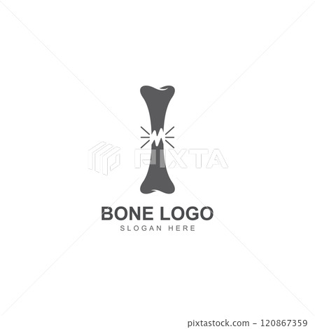 bone logo icon vector design 120867359