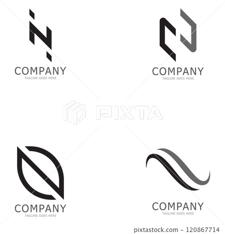 alphabet N letter logo and symbol vector icon 120867714