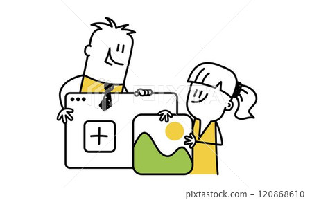Design and development illustration 120868610