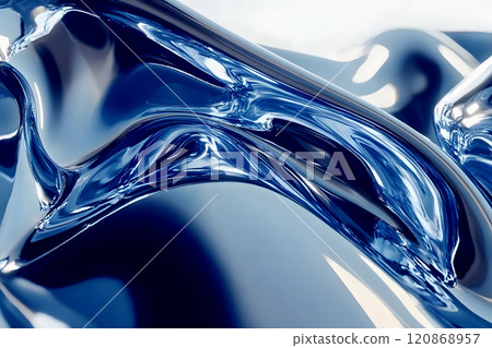 liquid in motion background, generative AI 120868957