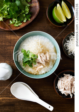 Asian style porridge 120869136