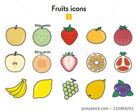 水果圖示集合 02 顏色 120869201