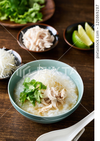 Asian style porridge Asian style porridge 120869287