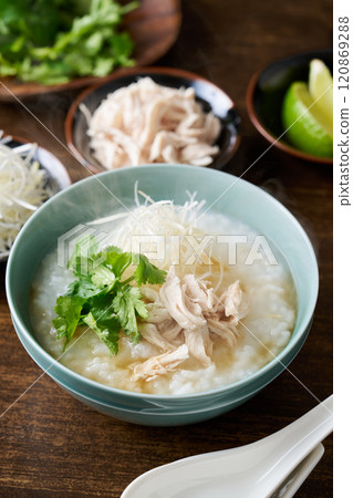 Asian style porridge Asian style porridge 120869288