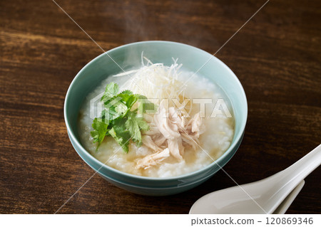 Asian style porridge Asian style porridge 120869346