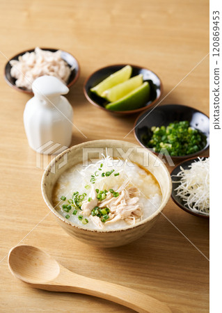 Asian style porridge Asian style porridge 120869453