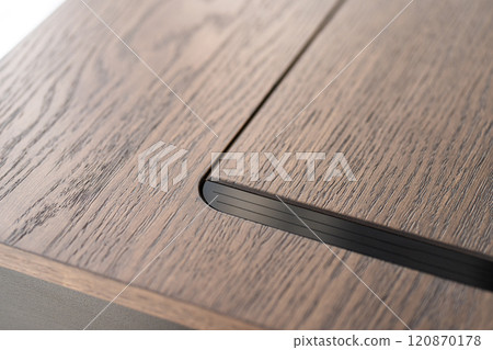 Empty rough wooden table top in the dark room Empty rough wooden table top in the dark room 120870178