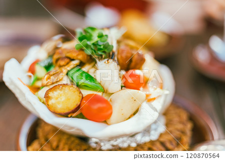 Healthy vegetable salad Healthy vegetable salad 120870564