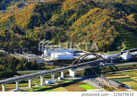 Yamanashi Test Line and Linear Motor Car 120870638