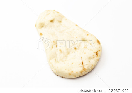 Naan on white background Naan on white background 120871035