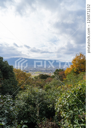 The view from the summit of Mount Unebi (the three mountains of Yamato) 120871232