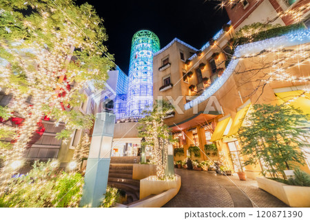 Illuminations at La Cittdella (Cinecitta) in Kawasaki [Kanagawa Prefecture, Kawasaki City] 120871390