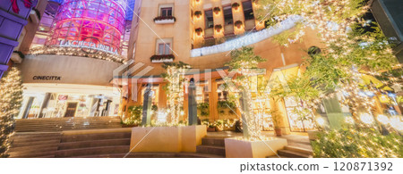 Illuminations at La Cittdella (Cinecitta) in Kawasaki [Kanagawa Prefecture, Kawasaki City] 120871392