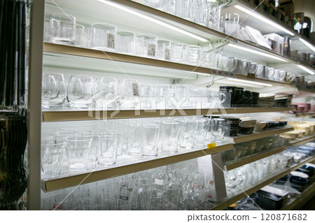 Inside the 100-yen shop Inside the 100-yen shop 120871682