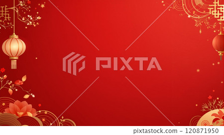 E-commerce design simple agricultural new year theme material background, red gold theme background E-commerce design simple agricultural new year theme material background, red gold theme background 120871950