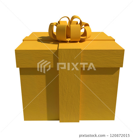 The Yellow gift box for celebration or holiday concept 3d rendering. 120872015