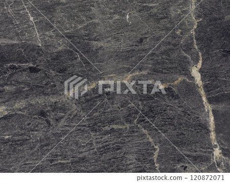 Patterned nature of dark gray marble texture with beige stripes for design background with high resolution, top view of natural tiles stone in luxury and glitter pattern. Patterned nature of dark gray marble texture with beige stripes for design background with high resolution, top view of natural tiles stone in luxury and glitter pattern. 120872071