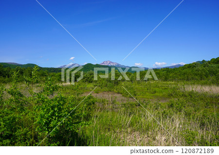 從望京廣場看到的旭岳（大雪山連峰） 120872189