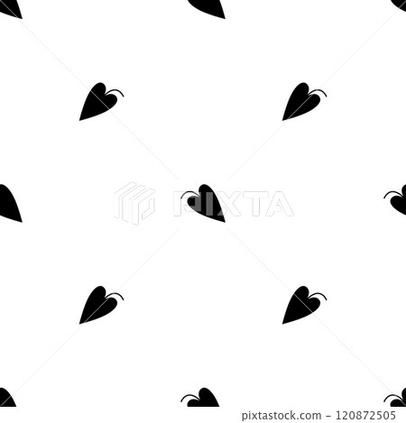 Seamless pattern, caladium leaves. Tropical leaf of Caladium. 120872505