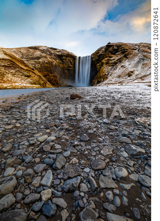 Skogafoss, waterfall, Skogar, South Region, Iceland 120872641