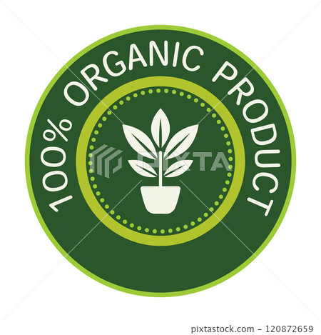 Organic emblem 120872659