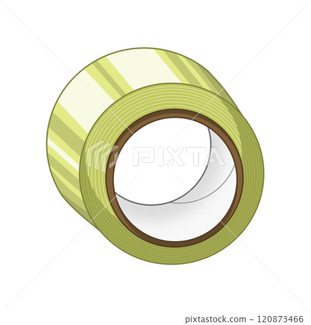 Yellow glitter tape, packing tape 120873466