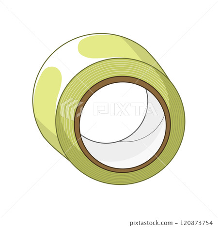 Yellow packing tape 120873754