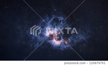 Amazing deep space with stars, galaxy and nebulae. Beautiful starry sky Amazing deep space with stars, galaxy and nebulae. Beautiful starry sky 120874741