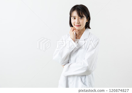 思考女醫生形象02 思考女醫生形象02 120874827